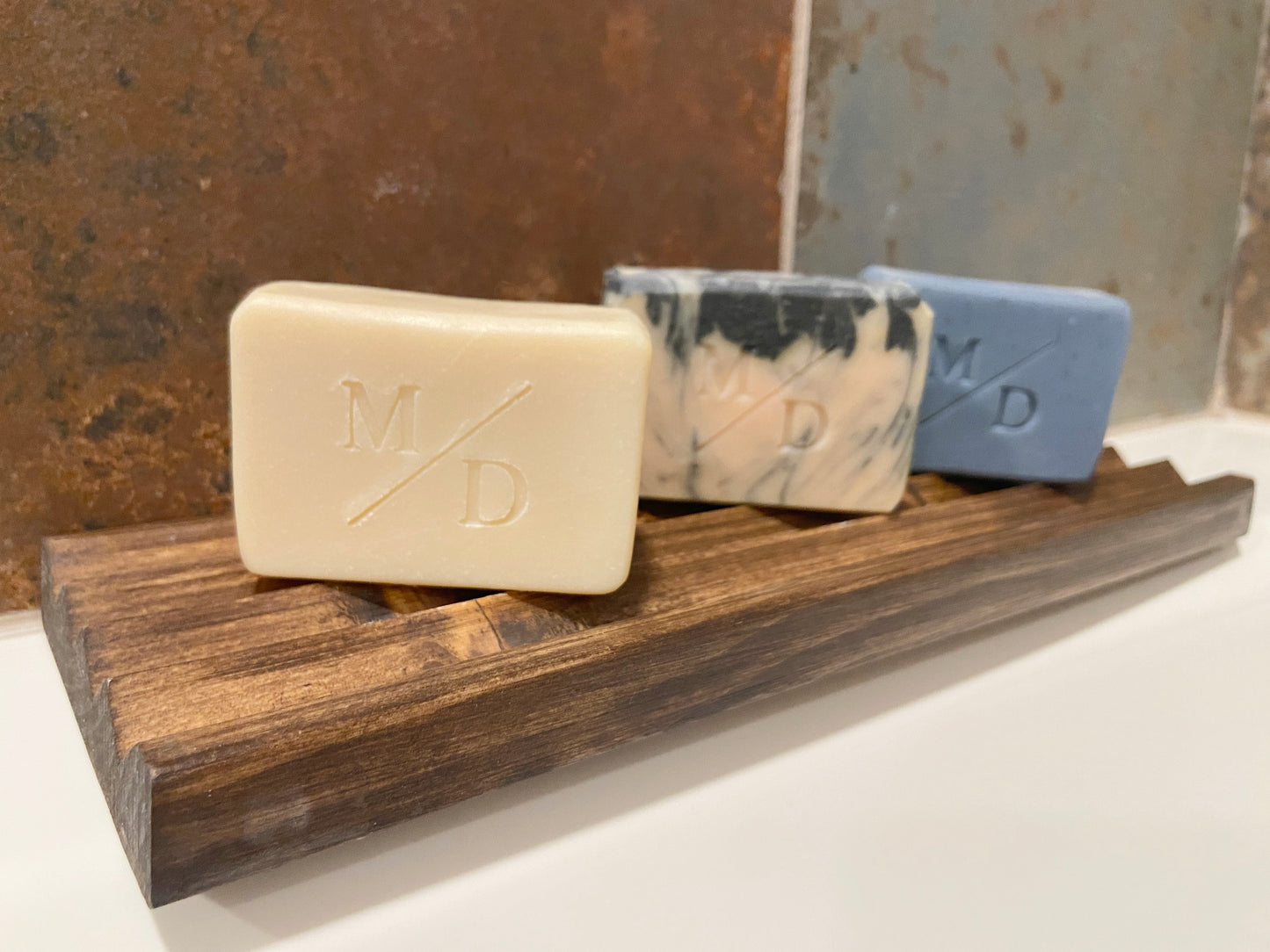 M/D  Soap Dish  “Stained Pine” 【石鹸置き】